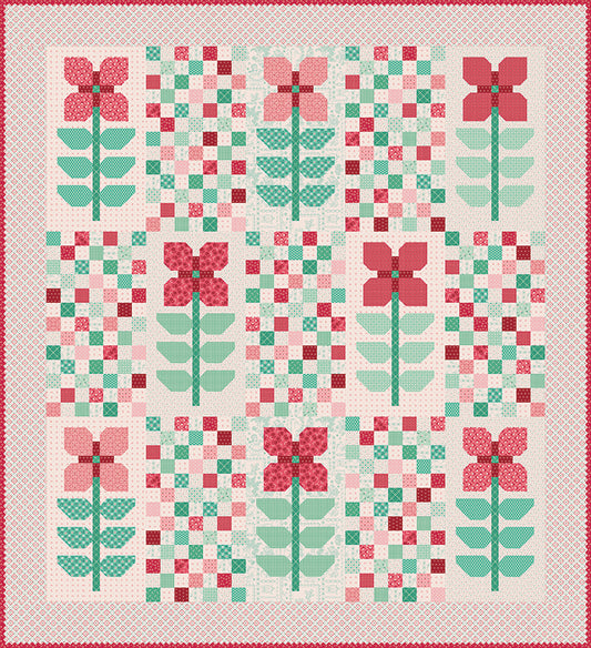 Simply Sweet Quilt Kit by Lori Holt featuring Berry & Sage
