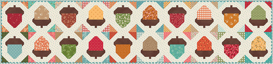 Acorn Love Table Runner Kit by Lori Holt featuring Baked with Love fabrics