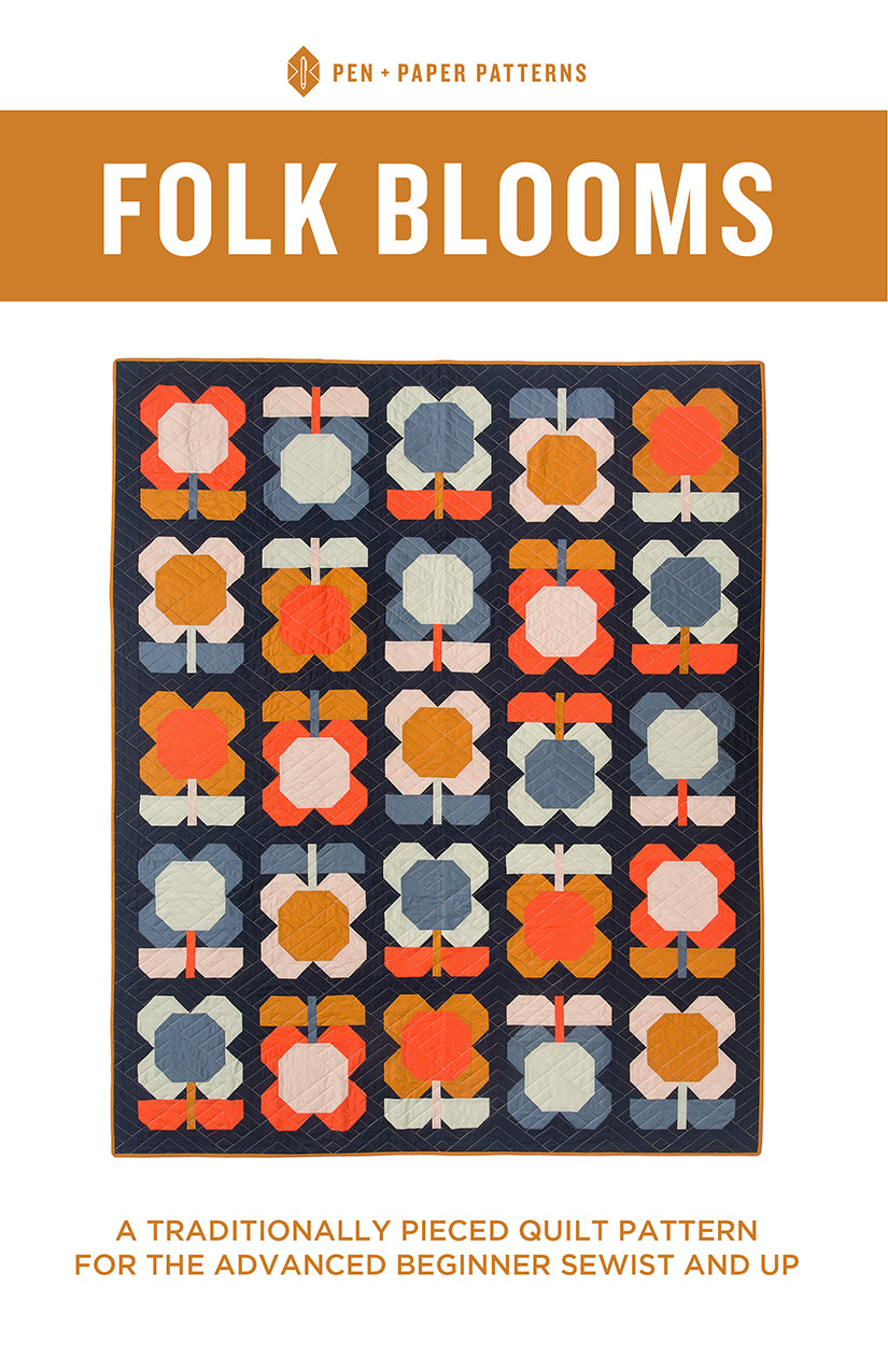 Folk Blooms Quilt Kit featuring Before the Bloom by Danelys Sidron