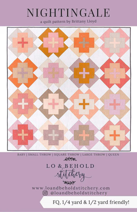 Nightingale Quilt Pattern by Lo & Behold Stitchery