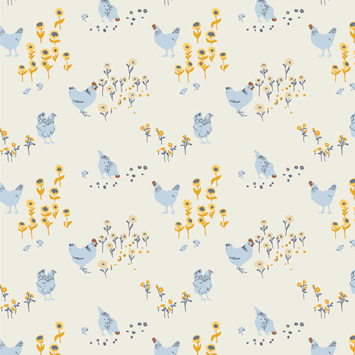 Potager Hens and Chicks - Cotton - Sharon Holland for Art Gallery Fabrics