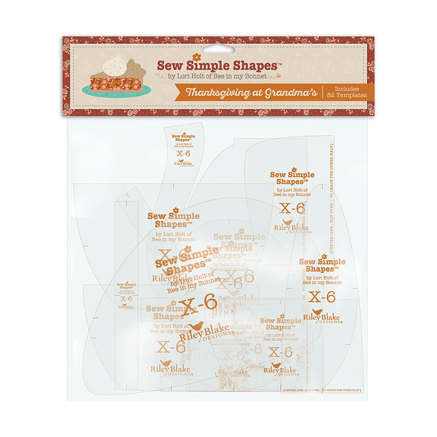 Lori Holt Thanksgiving at Grandma's Sew Simple Shapes™ - PRE-ORDER