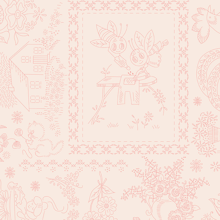 Granny Chic Vintage Embroidery - Simply Sweet Backing set