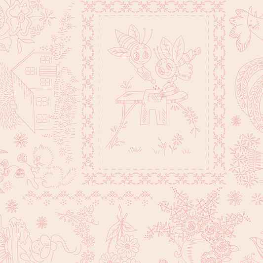 Granny Chic Vintage Embroidery - Simply Sweet Backing set