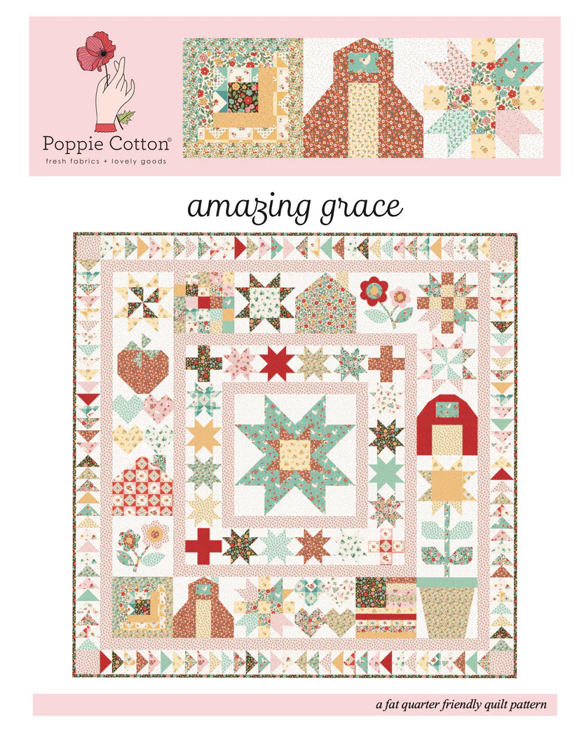 Amazing Grace Quilt Pattern by Poppie Cotton