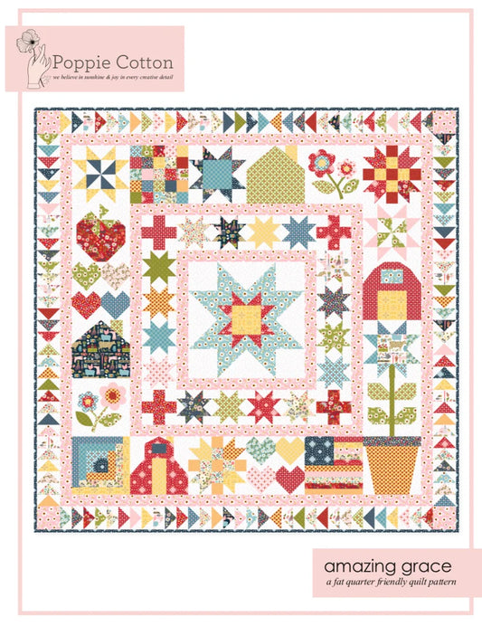 Amazing Grace Quilt Pattern by Poppie Cotton