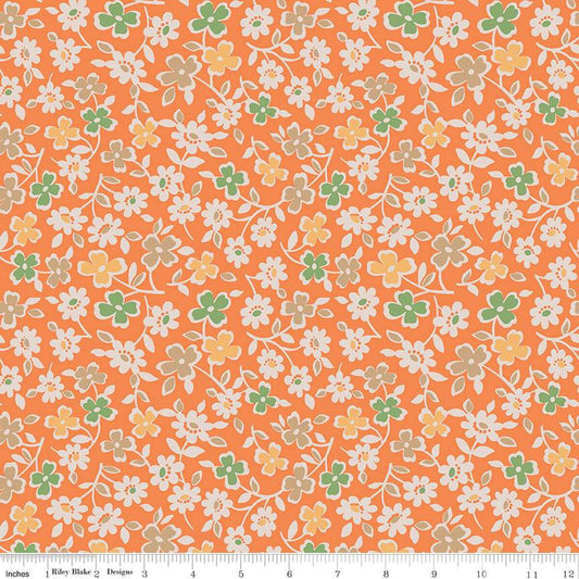 Autumn Cosmos Pumpkin Wide Back (108") by Lori Holt