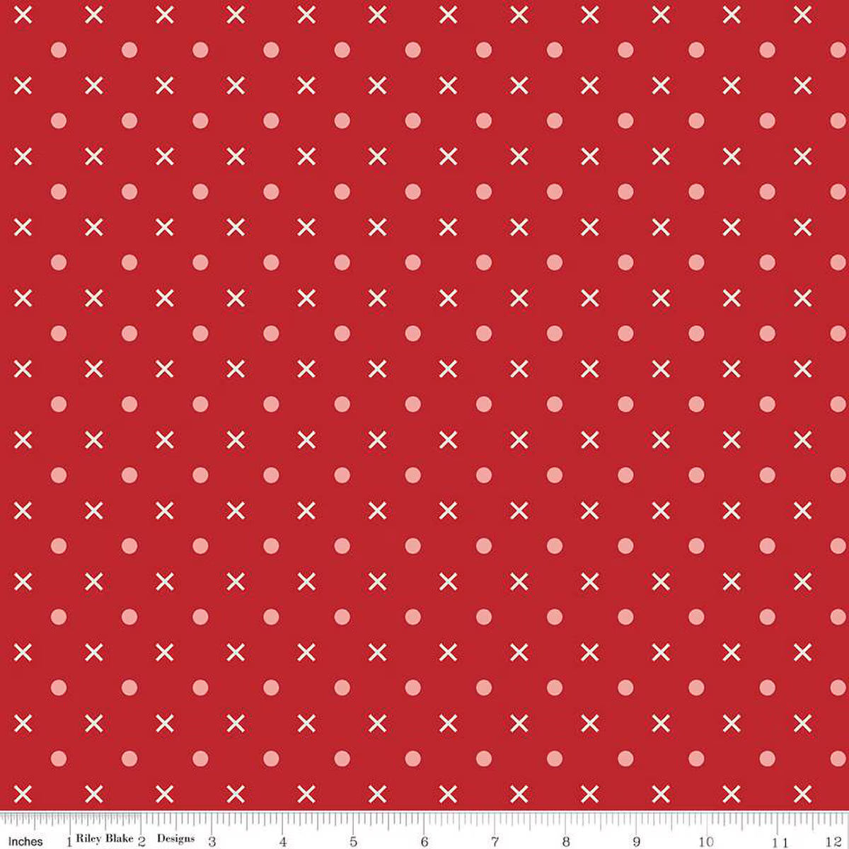 Bee Dots Schoolhouse Wide Back by Lori Holt
