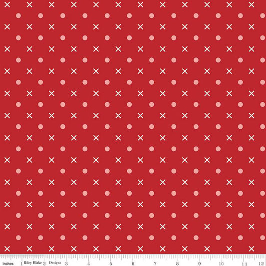 Bee Dots Schoolhouse Wide Back by Lori Holt