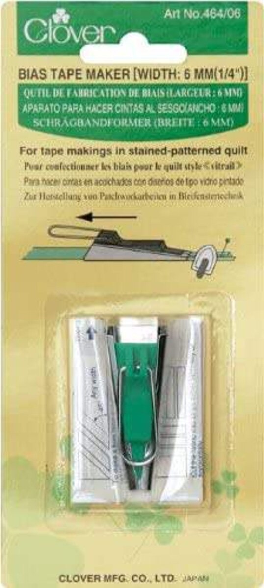 Clover #464/06 Bias Tape Maker 6 mm (1/4")
