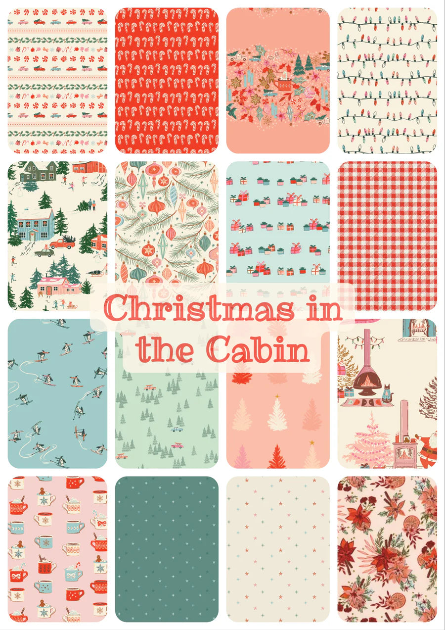 Christmas in the Cabin Fat Quarter Bundle by AGF Studio