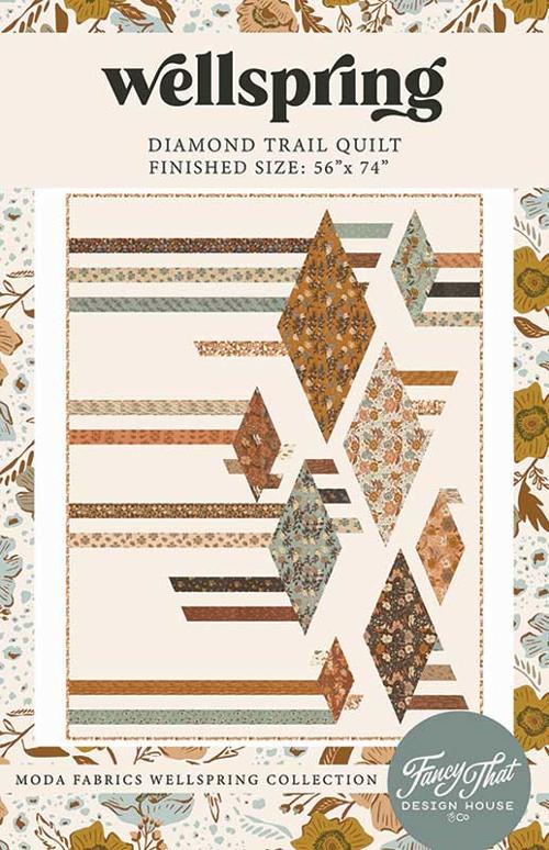 Wellspring Diamond Trail Quilt Kit by Fancy that Design House
