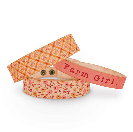 Lori Holt Farmer's Daughter Leather Bracelets