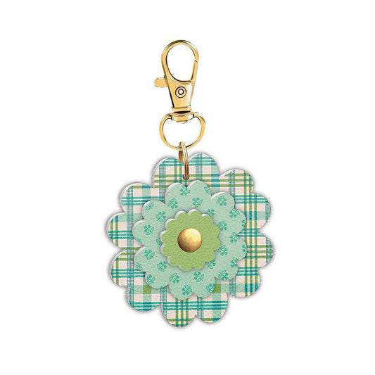 Lori Holt Leather Flower Charm - Farmer's Daughter