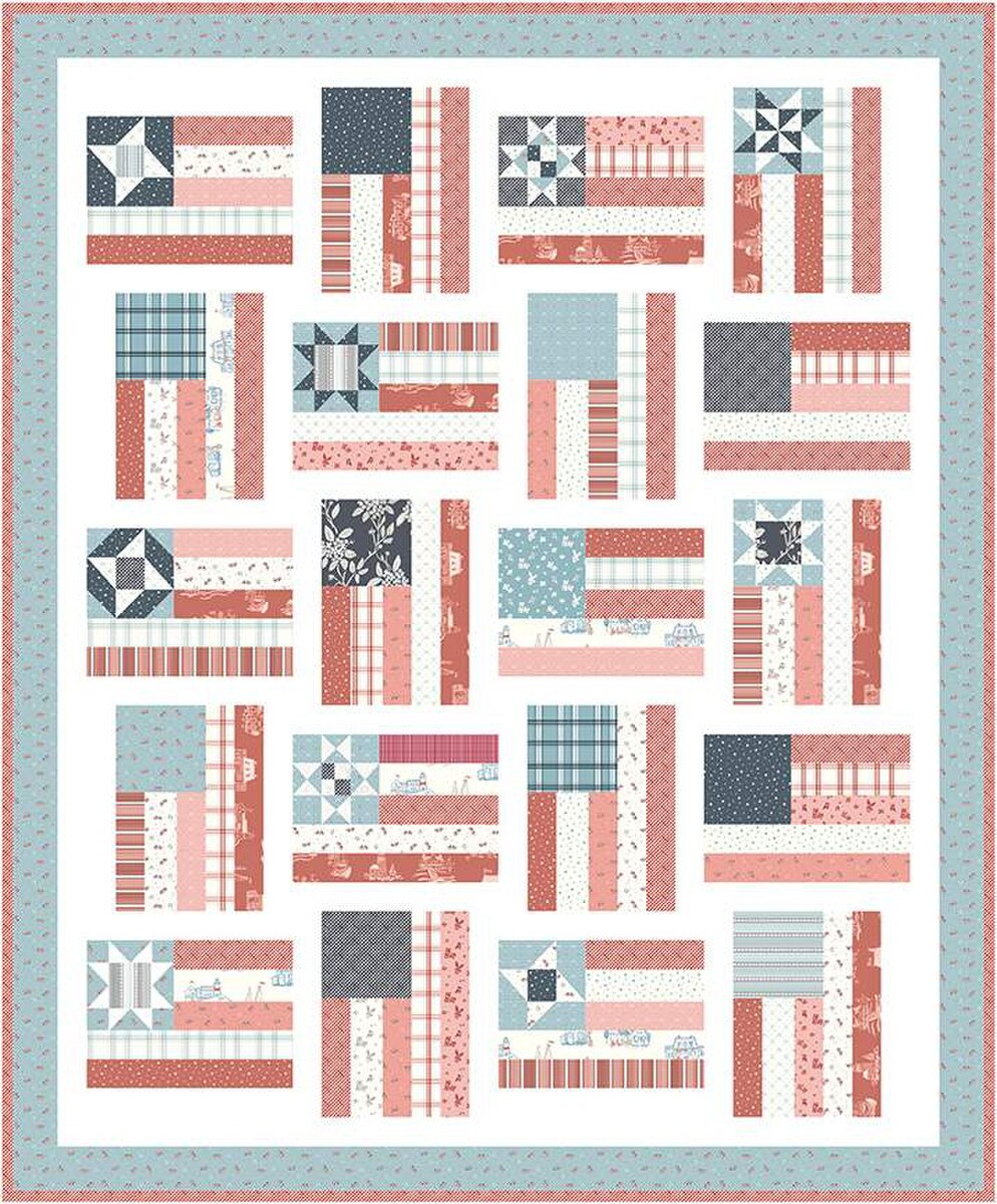 Fly the Flag Quilt Pattern by Amy Smart