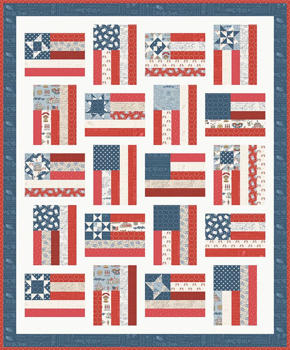 Fly the Flag Quilt Pattern by Amy Smart