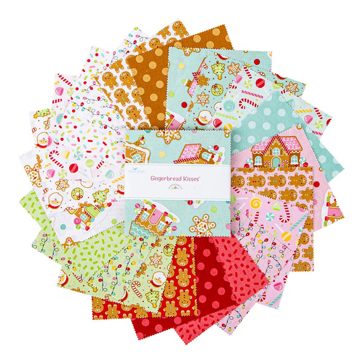 Gingerbread Kisses 5" stacker  by doodlebug designs inc