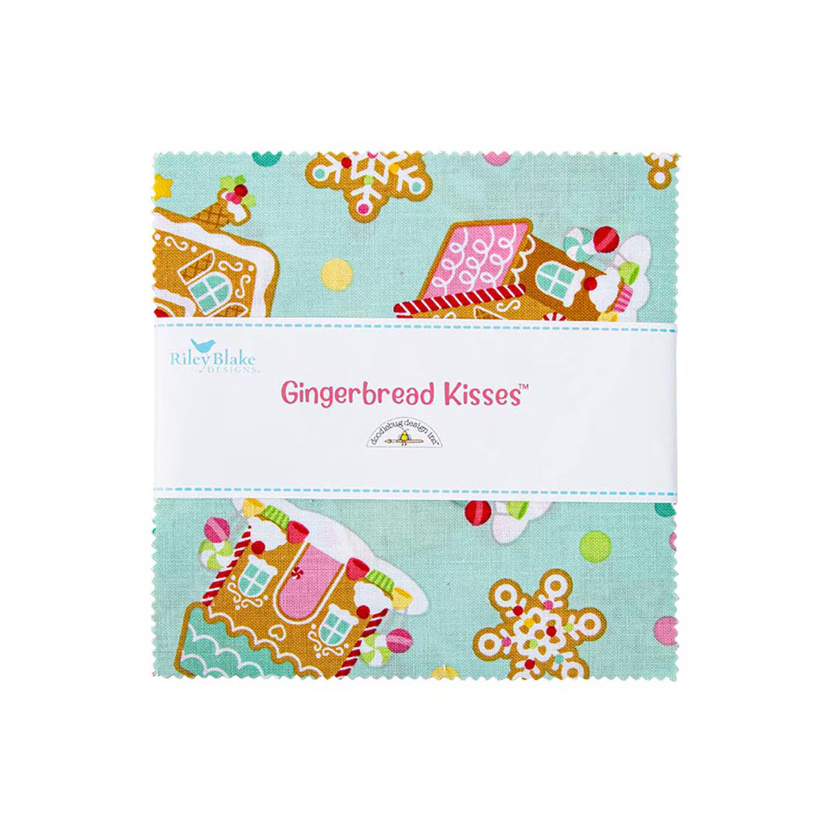 Gingerbread Kisses 5" stacker  by doodlebug designs inc