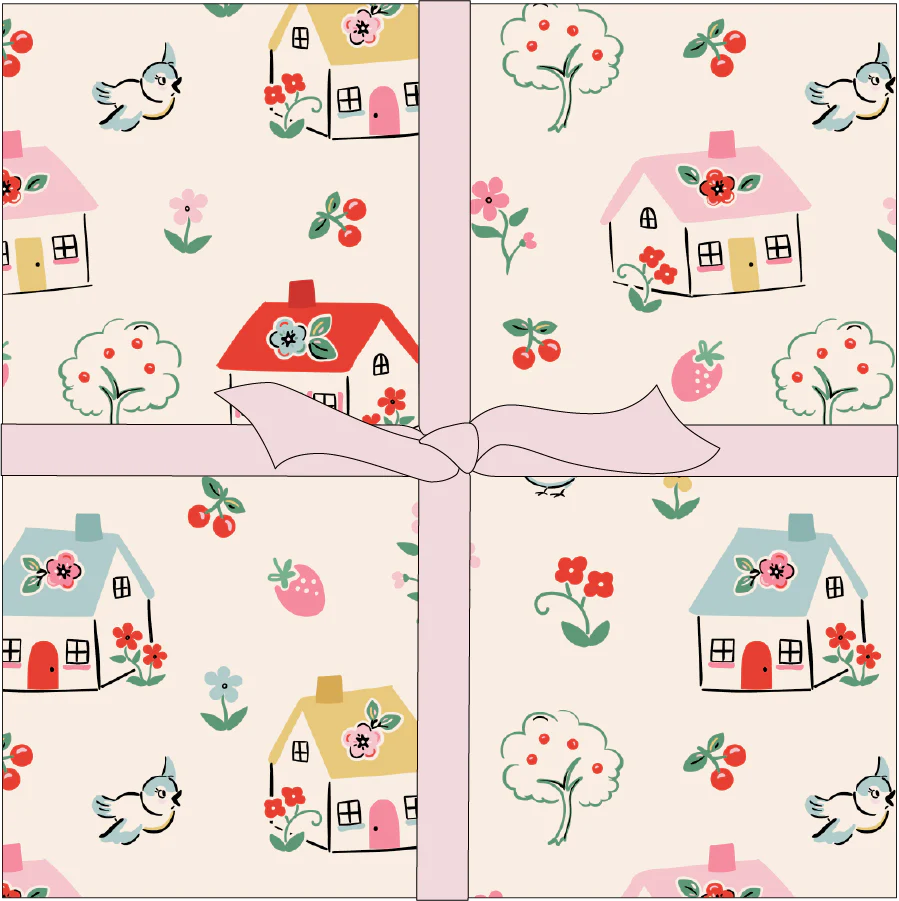 Home Sweet Home 10" Squares by Elea Lutz for Poppie Cotton