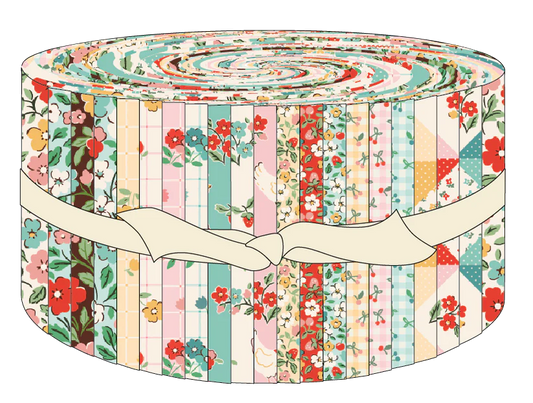 Farmhouse Fancy 2.5" strips by Elea Lutz for Poppie Cotton