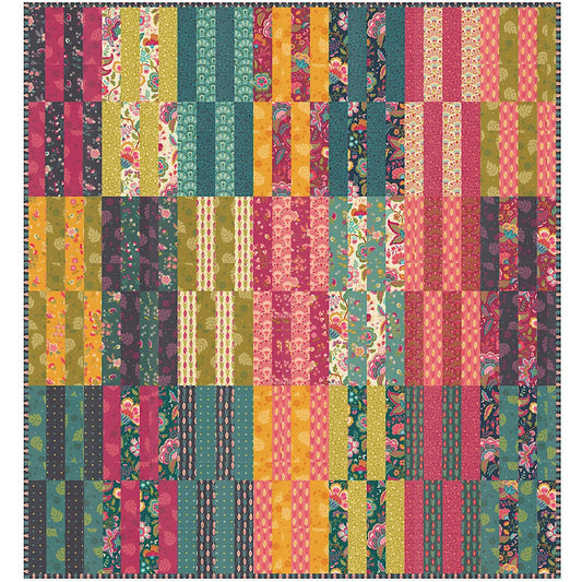 Sitara Jelly Strips Quilt Kit - fabric by Crystal Manning