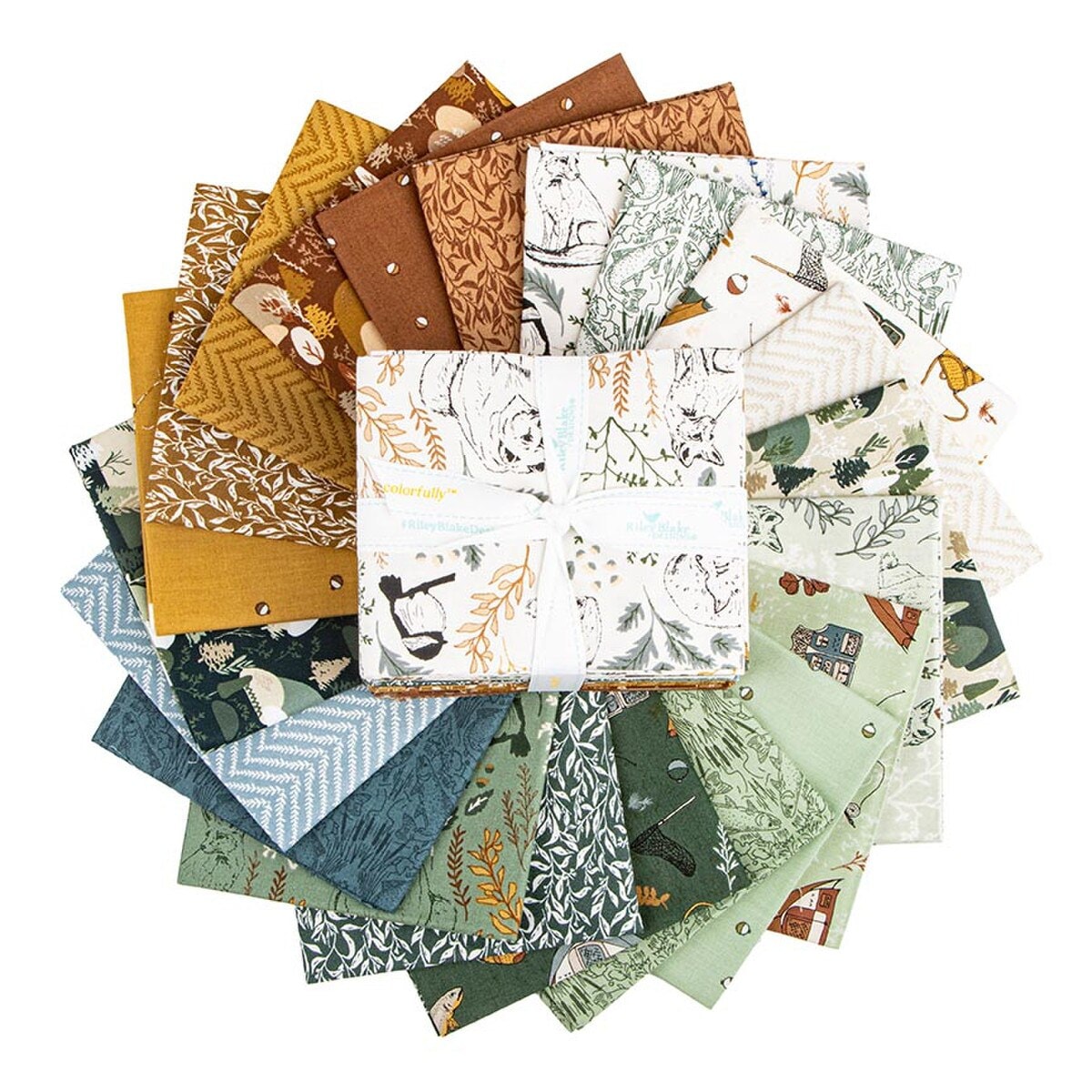 Let's Wander Fat Quarter Bundle by Casey Cometti for Riley Blake Designs