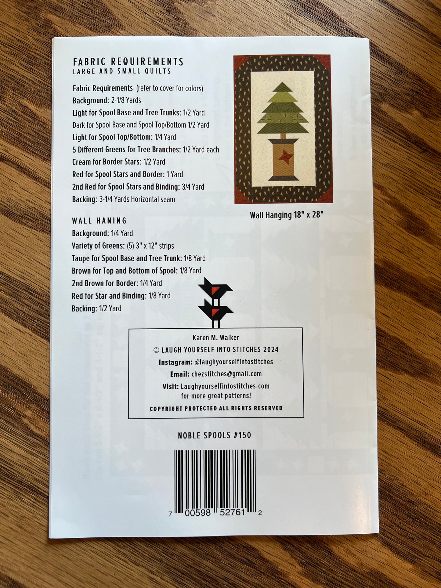 Noble Spools Quilt Pattern by Laugh Yourself Into Stiches