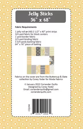 Peach Cobbler Jelly Sticks Quilt Kit