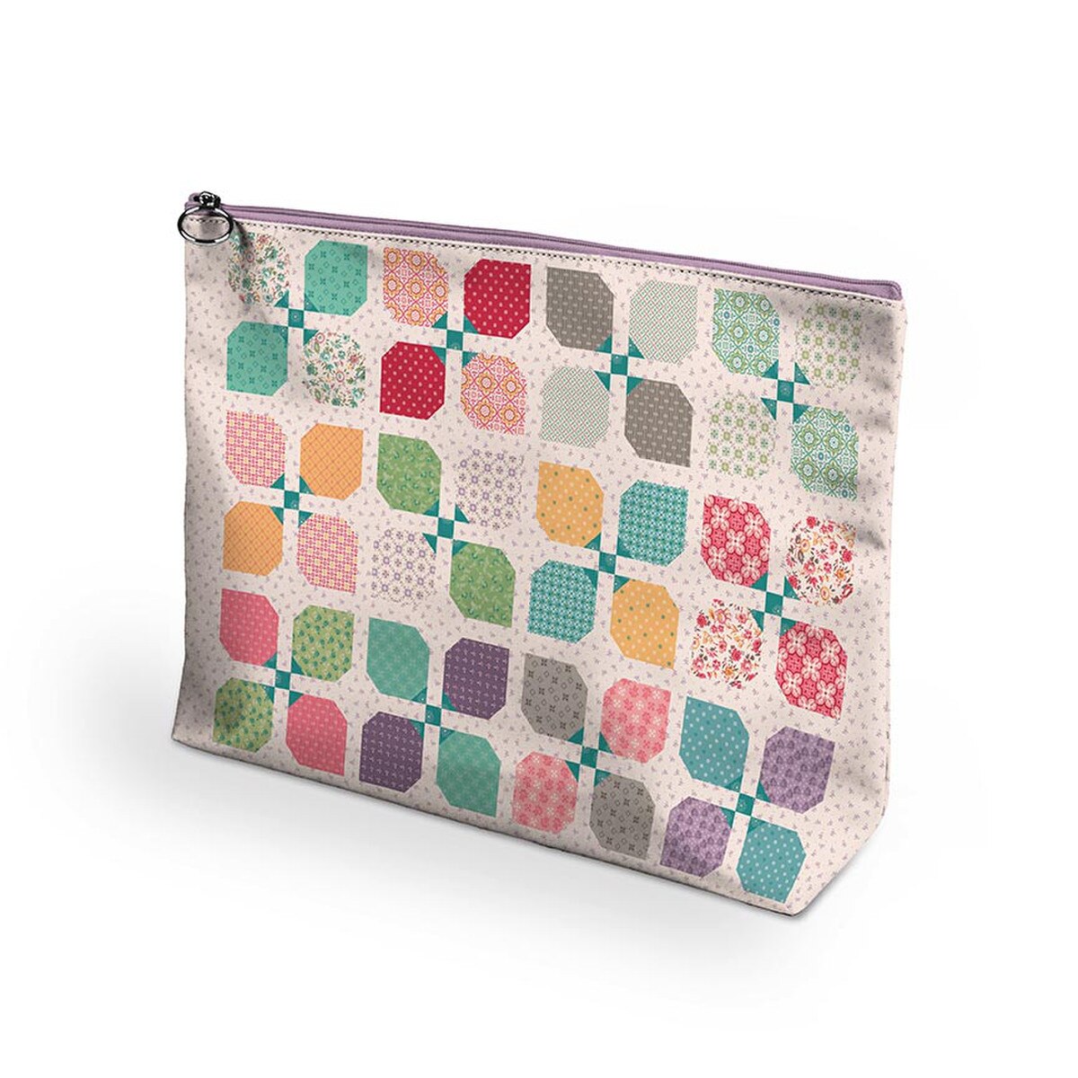 Piece & Plenty Vinyl Project Bag by Lori Holt