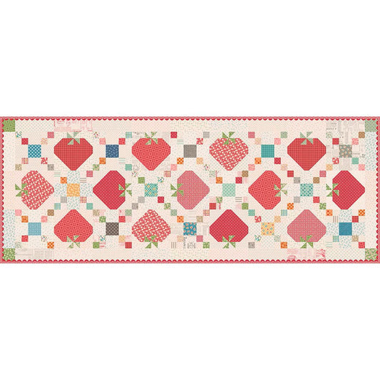 Sweet Strawberry Patch Runner Kit by Lori Holt