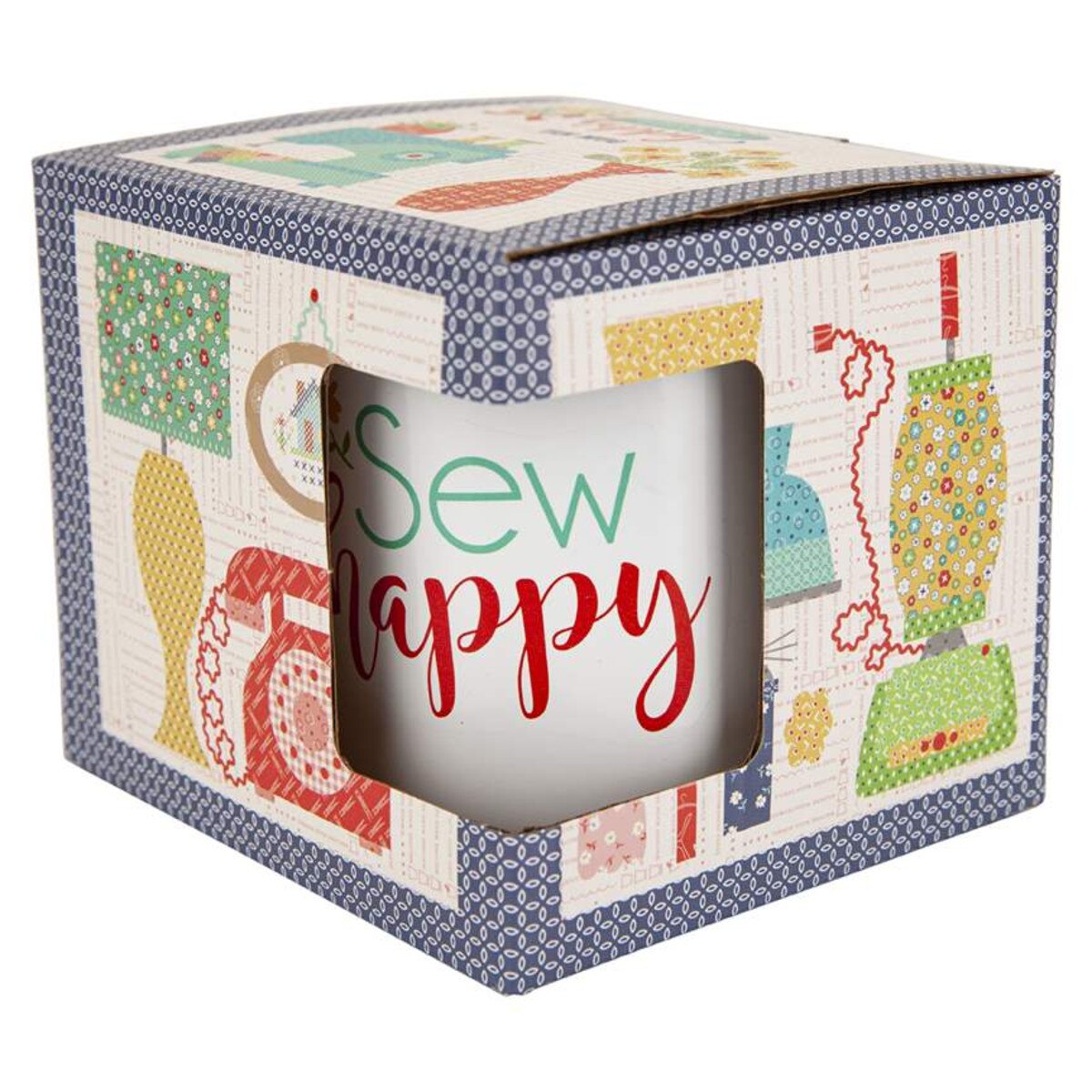 Lori Holt Vintage Happy 2 Enamel Tin Mug