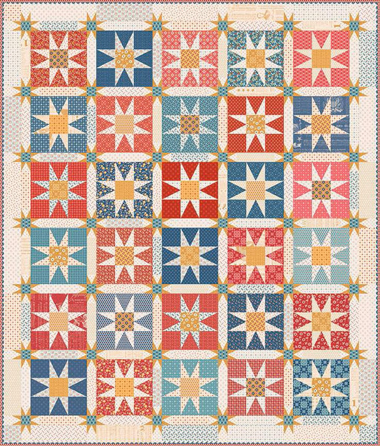Americana Spacious Skies Quilt Kit by Lori Holt