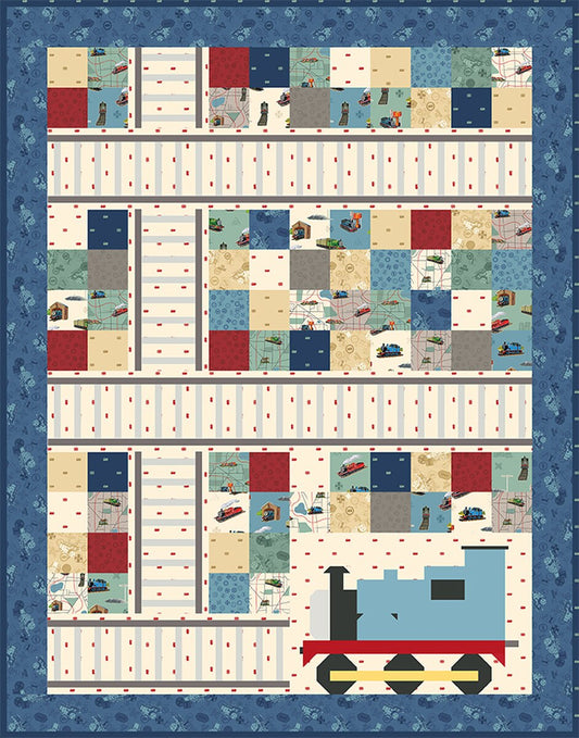 Thomas the Tank Railway Quilt Kit - Thomas and Friends 80th Anniversary by RBD