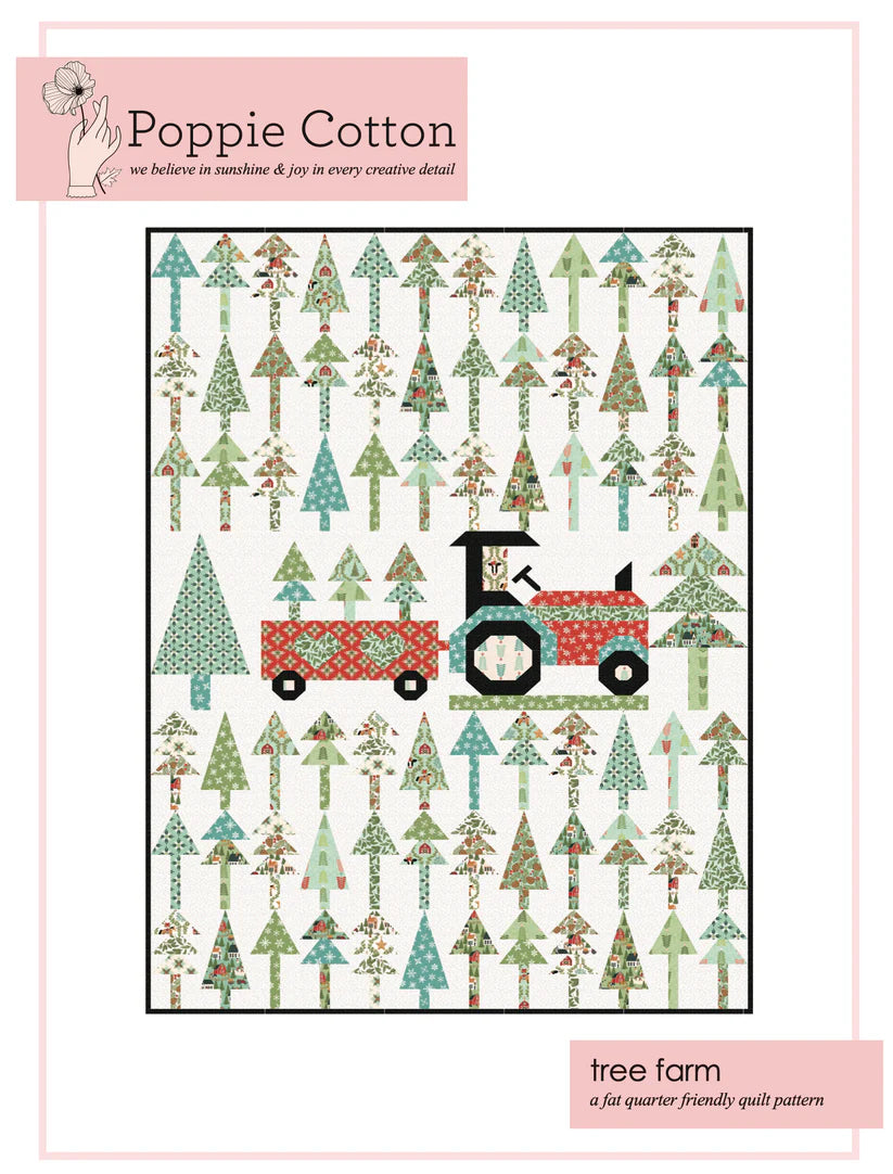 Tree Farm Quilt Pattern by Jina Barney of Poppie Cotton