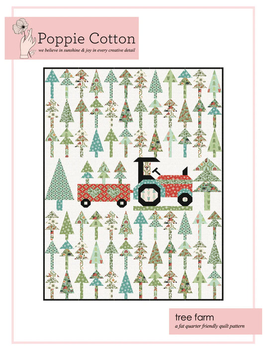 Tree Farm Quilt Pattern by Jina Barney of Poppie Cotton