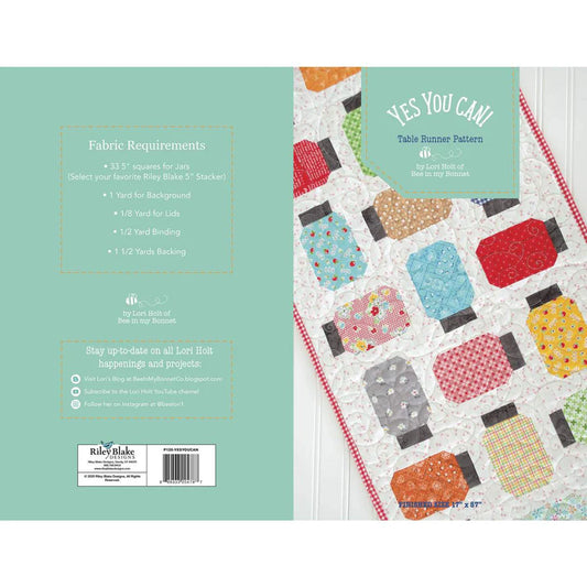Yes You Can! Table Runner Kit By Lori Holt featuring Gentler Times