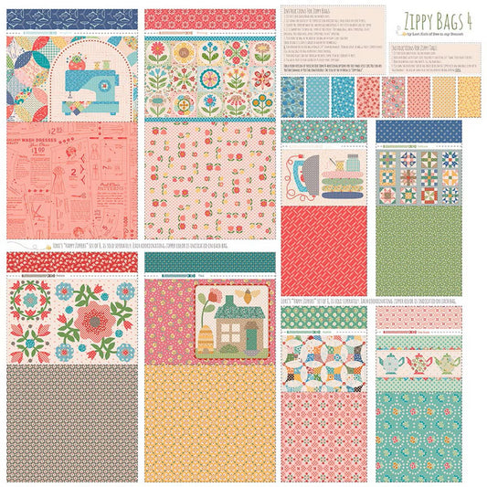Lori Holt Home Décor Zippy Bags 4 Panel